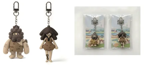 달서구청 달희 달수 3D 피규어 키링 2종과 포장